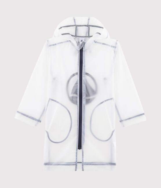 Chubasquero transparente para niño unisex azul TRANSPARENT