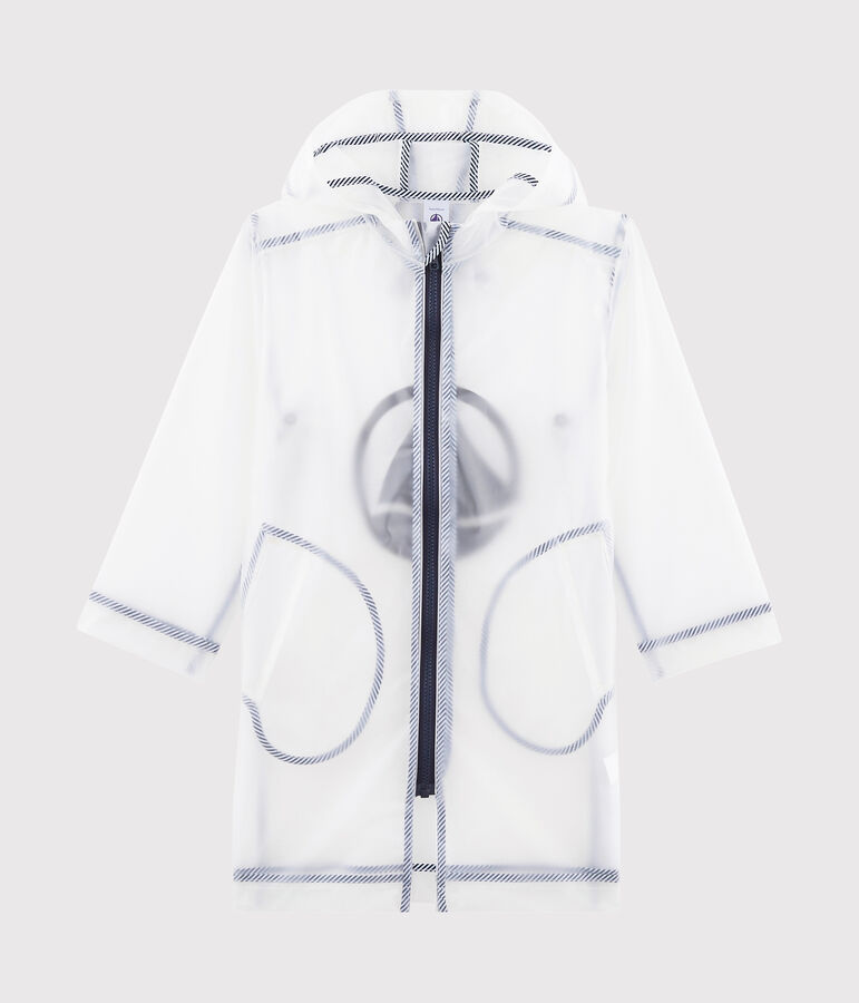 Chubasquero transparente para ni&ntilde;o unisex azul TRANSPARENT