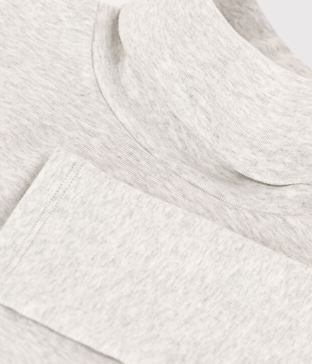 Camiseta L'ICONIQUE con cuello vuelto de algod&oacute;n ORG&Aacute;NICO de mujer BELUGA CHINE