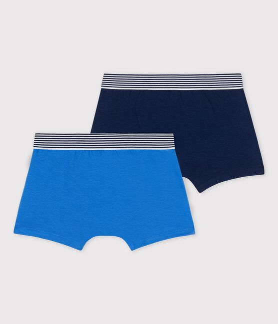 Juego de 2 bóxers de algodón y elastano para niño variante 1