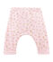 Pantalón para bebé mixto rosa VIENNE/blanco MULTICO