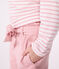Pantalón infantil de mezcla de algodón y lyocell. rosa CHARME