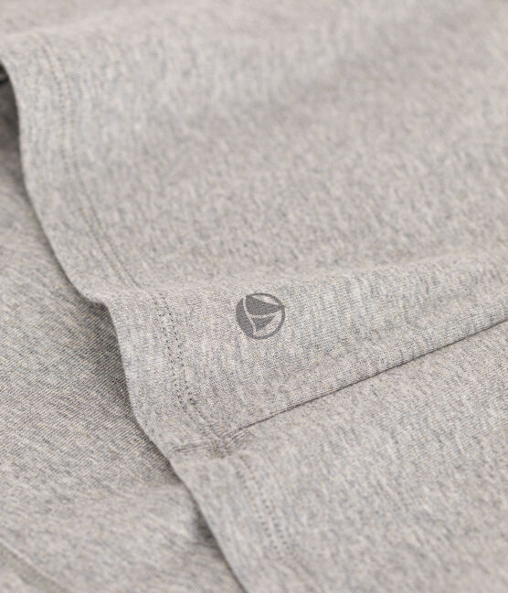 Camiseta L'ICONIQUE de algodón de punto «cocotte» para mujer gris CHATON CHINE