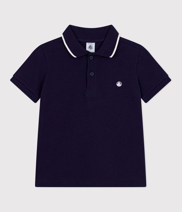 Polo infantil de algod&oacute;n de manga corta SOIR