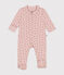 Pijama de algodón estampado para bebé rosa SALINE/ ROSEWOOD