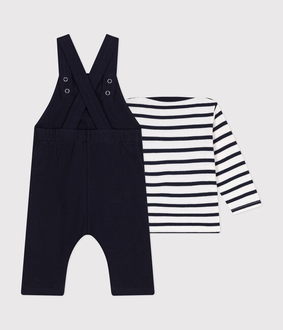 Conjunto de peto y marinera de jersey grueso para bebé variante 1