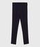 Pantalón infantil tipo leggings de felpa azul SMOKING