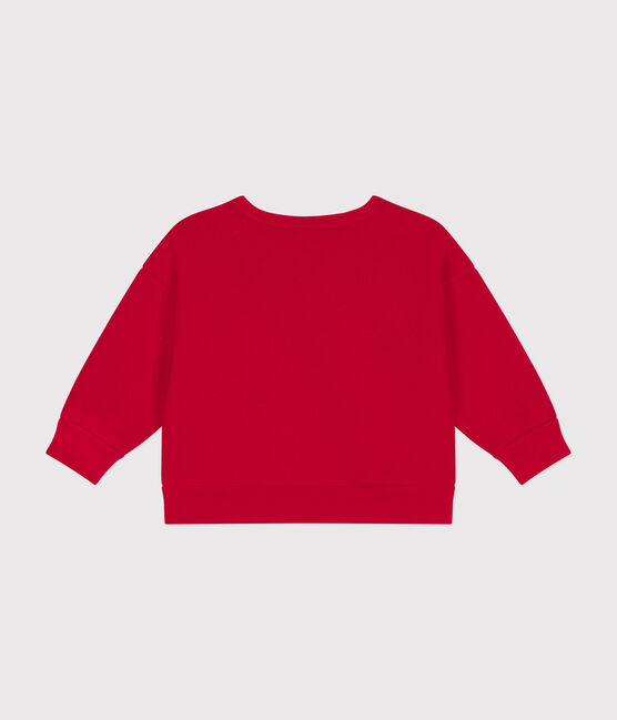 Sudadera de felpa para bebé rojo CORRIDA