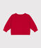 Sudadera de felpa para bebé rojo CORRIDA