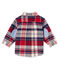 Camisa a cuadros para bebé niño azul SMOKING/blanco MULTICO