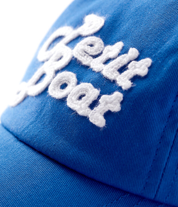 Gorra bordada de beb&eacute;. azul