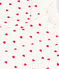 Mono largo de muletón con corazoncito para bebé blanco MARSHMALLOW/rojo PEPS