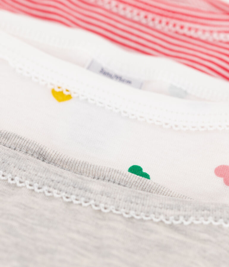 Tres braguitas para ni&ntilde;a multicolor