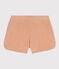 Shorts de rizo para niña beige VINTAGE