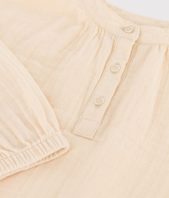 Blusa de gasa de algodón de niña crudo AVALANCHE