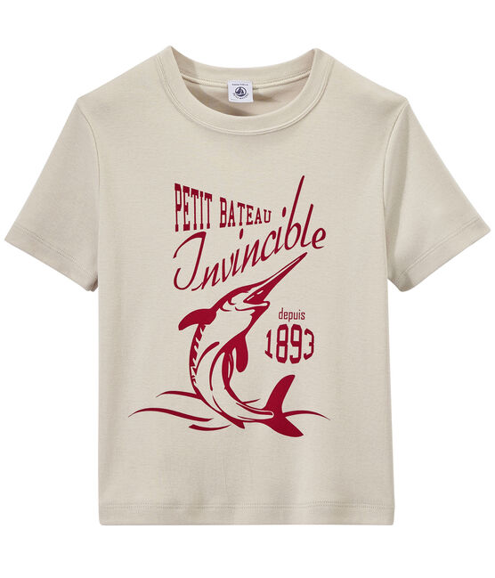 Camiseta para niño con estampado blanco Feta