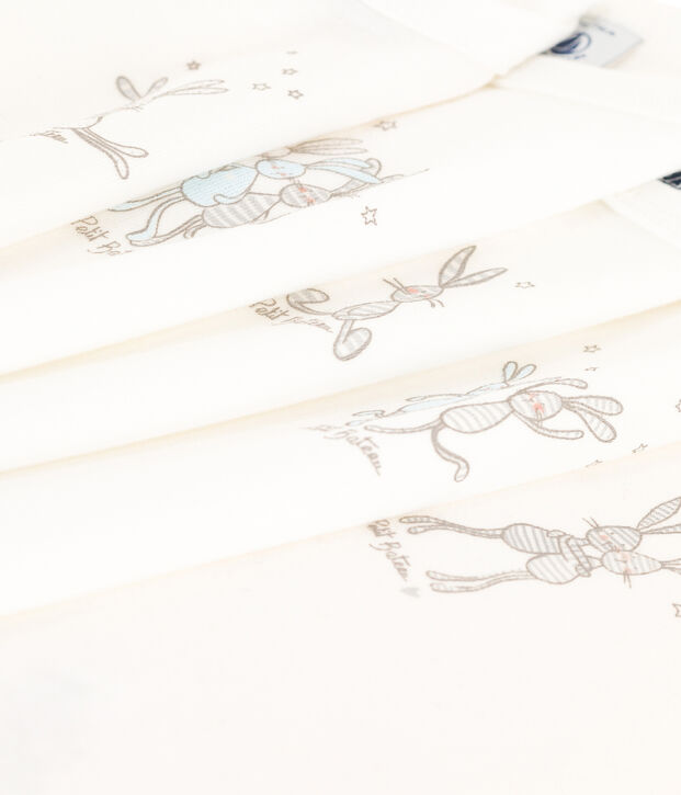 Juego de 5 bodis de manga larga de beb&eacute; de algod&oacute;n multicolor