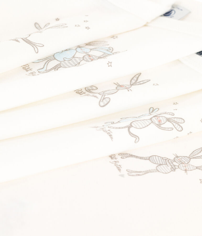 Juego de 5 bodis de manga larga de beb&eacute; de algod&oacute;n multicolor