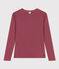 Camiseta L'ICONIQUE de algodón con cuello redondo para mujer marron JUKE BOX