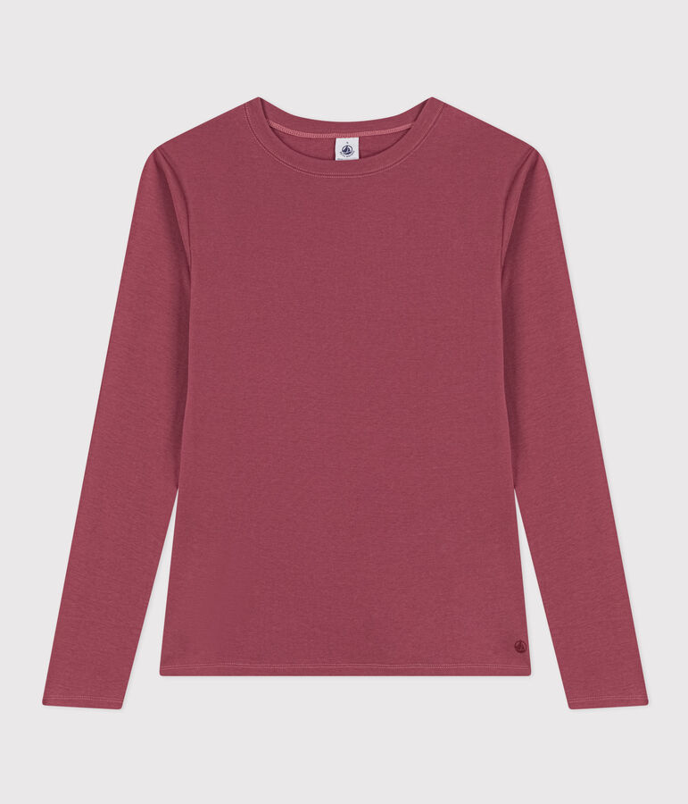 Camiseta L'ICONIQUE de algod&oacute;n con cuello redondo para mujer marron