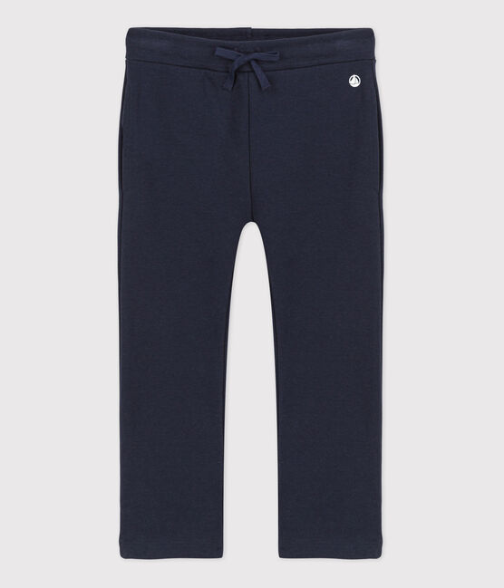 Pantalón de algodón para niña azul SMOKING