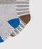 Lote de 2 pares de calcetines para bebé niño blanco MARSHMALLOW/gris SUBWAY