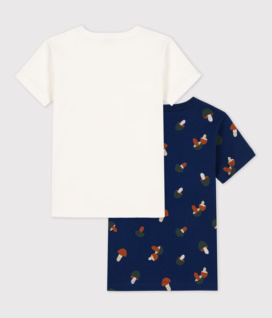 Juego de 32 camisetas de algodón de manga corta con champiñón de niña / niño variante 1