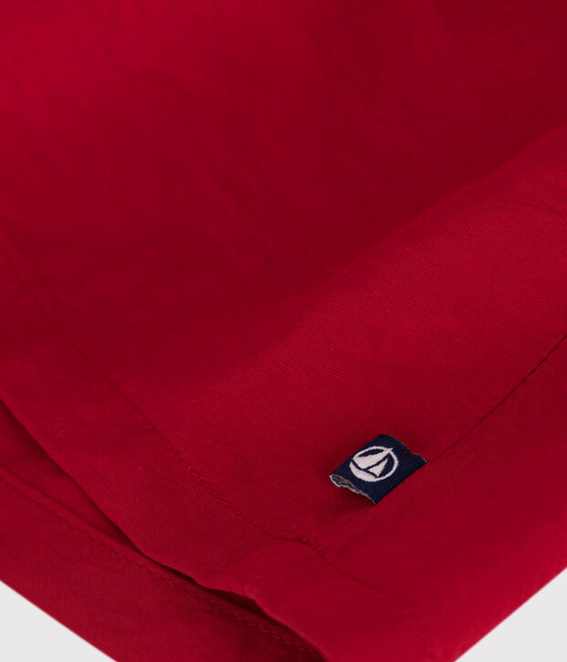 Vestido de manga larga para beb&eacute; rojo