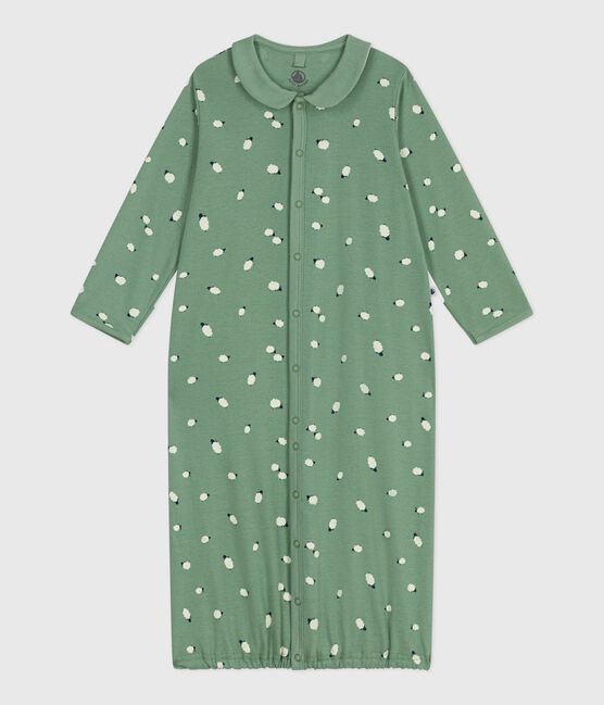 Mono saco de algodón con cuello estampado para bebé SAULE/ MULTICO
