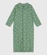 Mono saco de algodón con cuello estampado para bebé