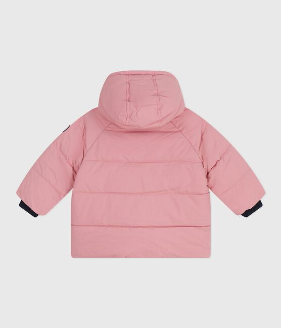 Plumífero liso para bebé rosa CHARME