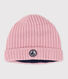 Gorro de punto tricotado con forro polar para bebé