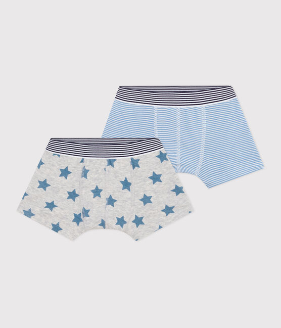 Juego de bóxeres infantiles de algodón con estampado de estrellas variante 1