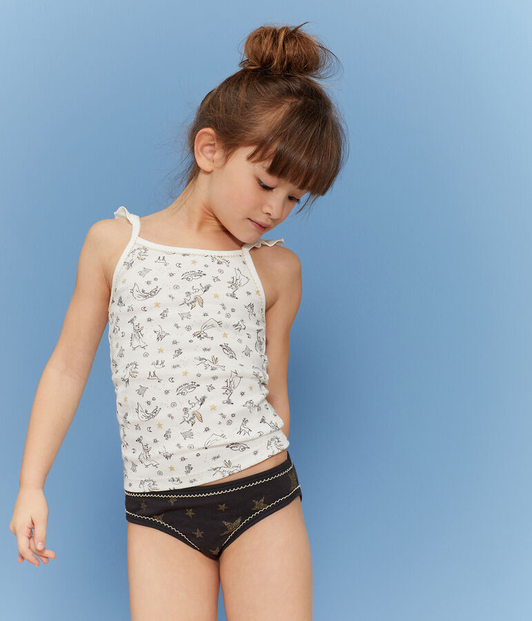 Par de camisas de tirantes para ni&ntilde;a multicolor