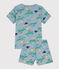 Pijama corto de algodón de explorador de niño/niña ENNEIGE/ MULTICO