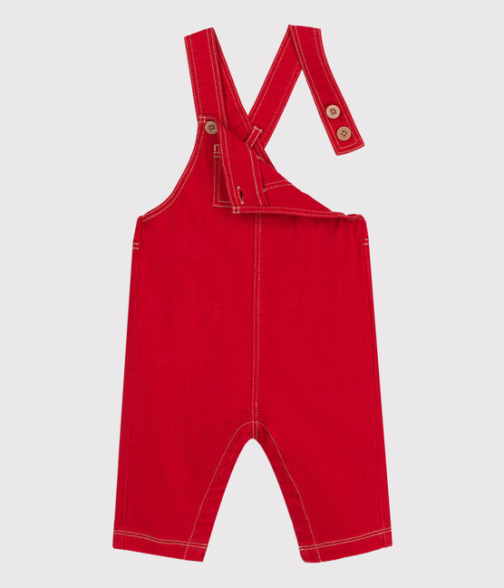 Peto largo de tejido denim para bebé STOP