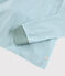 Pijama de rayas azules de punto unisex azul TIKI/blanco MARSHMALLOW