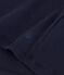 Camiseta lisa Icónica de algodón con punto «cocotte» para mujer azul SMOKING