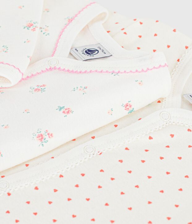 Juego de pijamas de algod&oacute;n estampado para beb&eacute; multicolor