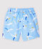 Bañador eco-sostenible de bebé niño azul JASMIN/blanco MULTICO