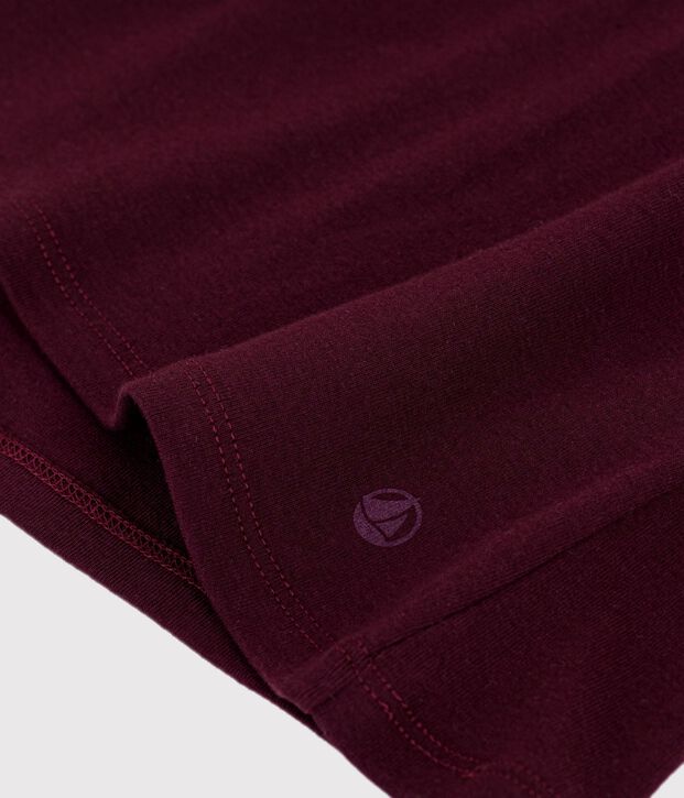 Camiseta lisa de algod&oacute;n de manga corta para mujer MOON