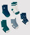 Juego de 5 pares de calcetines para bebé variante 1