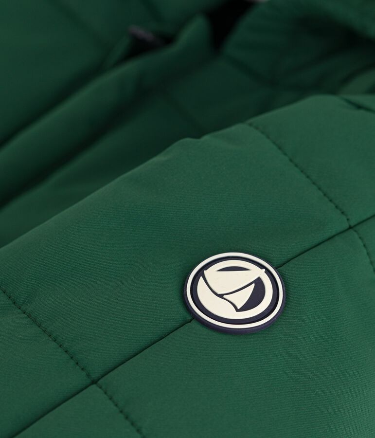 Buzo de poli&eacute;ster para beb&eacute; verde