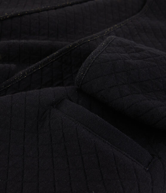 Chaqueta cárdigan de túbico mujer negro NOIR/amarillo DORE