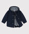Parka semi larga para bebé niño azul SMOKING