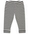 Pantalón a rayas para bebé niño negro CITY/blanco MARSHMALLOW