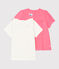 Juego de 2 camisetas para bebé niña variante 1