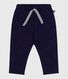 Pantalón grueso liso de algodón para bebé