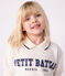 Sudadera infantil de algodón con estampado crudo MILK