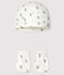 Juego de gorrito de recién nacido y manoplas de punto para bebé variante 2